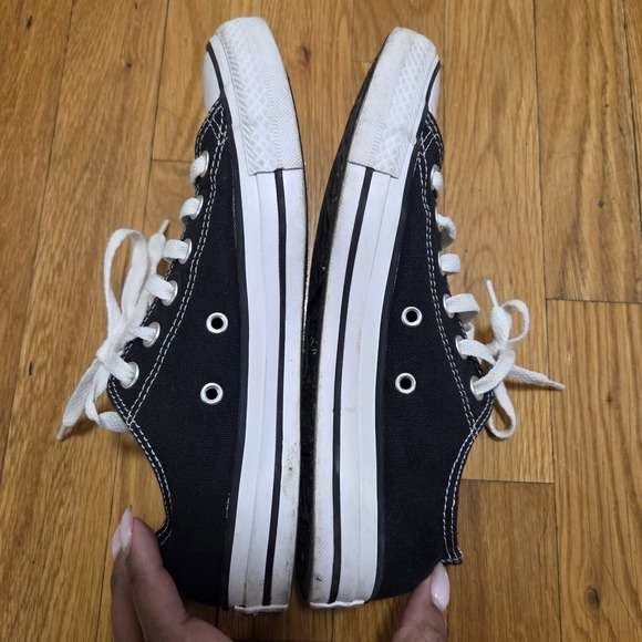 Converse Womens Black Graham Low Top Casual Everyday Wear Sneakers Tennis 8 - Picture 9 of 9
